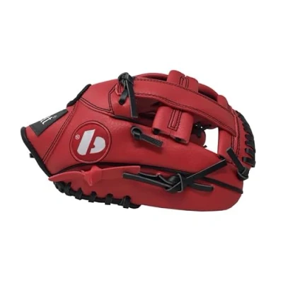 Afbeelding van JL 110 honkbalhandschoenen, Outfield, polyurethaan, 11 inch (rood)