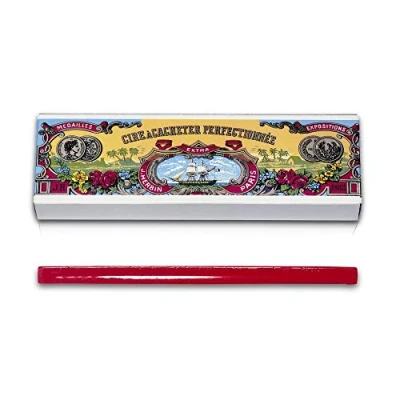 Afbeelding van J.Herbin 31024T Zegellak bankier (10 stangen, ideaal voor knutselprojecten), verpakking van 10 stuks, kersenrood