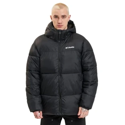Afbeelding van Jas Men Columbia Puffect Hooded Jacket Black XL