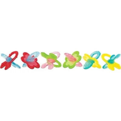 Afbeelding van Nuby Silicone bijtring chewbies 1 stuks