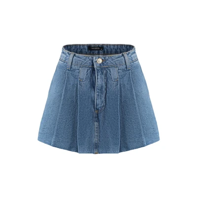 Afbeelding van Trendyol Rok blauw denim