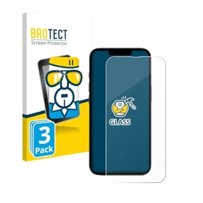 Afbeelding van BROTECT Glas Screenprotector voor Apple iPhone 16e Gehard Beschermglas 9H (3 Stuks)