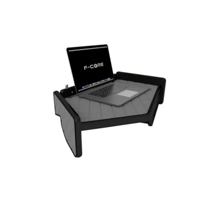 Afbeelding van F CORE Tafels op het dashboard vrachtwagen compatibel voor VOLVO FH 4 01.13 12.19 Met lade Midden GRIJS