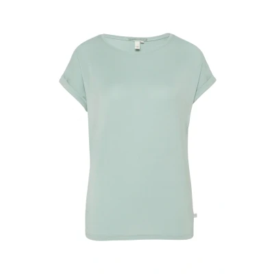 Afbeelding van QS Tshirt basic, Dames, Maat: XS, Salbeigrün