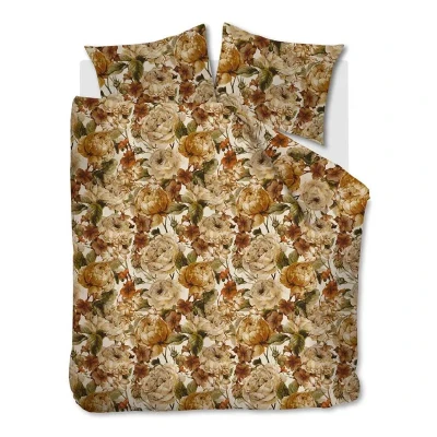 Afbeelding van Dekbedovertrek At Home by Beddinghouse Decorate Ochre Katoen 200 x / 220 cm 2 Persoons