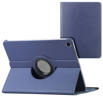 Afbeelding van imoshion Tablethoes geschikt voor Samsung Galaxy Tab A9 Plus 360 draaibare klaphoes donkerblauw