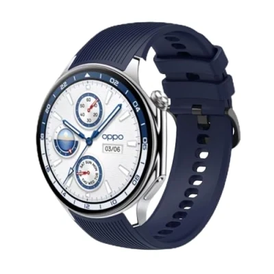 Afbeelding van GIOPUEY band compatibel met OnePlus Watch 3, zachte siliconen horlogeband, vervangende [slijtvast] [ademend], for Polyurethaan