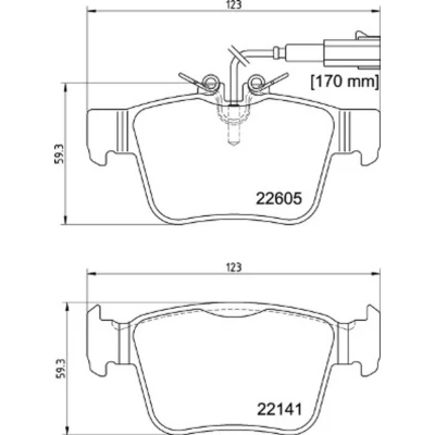 Afbeelding van Brembo Remblokset P 23 180