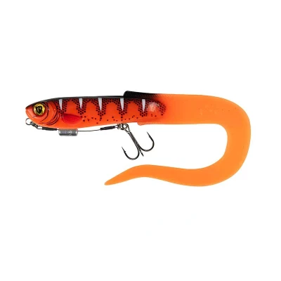 Afbeelding van Fox Rage Slick Eel Loaded Softbait 35cm (102g) #2/0 UV Red Wake Shad