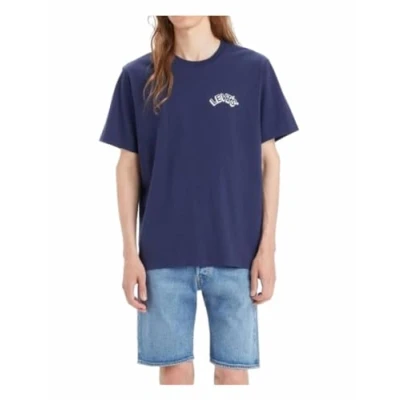 Afbeelding van Levi&#039;s SS Relaxed Fit Tee Blues, ssnl arched headline, S
