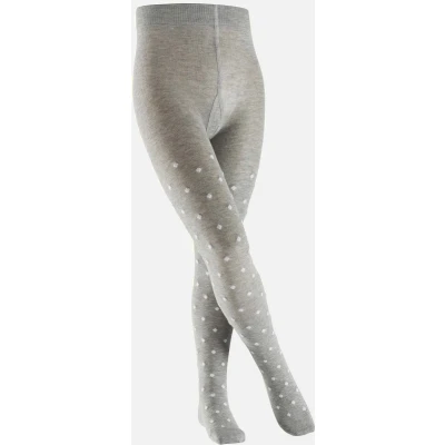 Afbeelding van Falke maillot met glitter dots maat 98/104 grijs mêlee