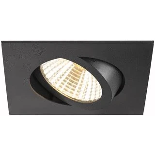 Afbeelding van Slv new tria 68 plafondinbouwarmatuur 1800 3000k 38 ip 20 vierkant zwart 1007428