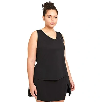 Afbeelding van Nike Performance Victory Top, Dames, Maat: Large, Black/white