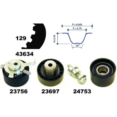 Afbeelding van MAPCO 23608 Distributieriemset 129 FORD: Focus Mk1 Hatchback