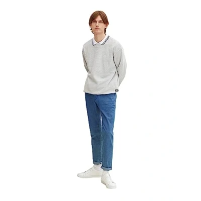 Afbeelding van TOM TAILOR Uomini Josh Regular Slim broek in jeans look 1031268, 10113 Clean Mid Stone Blue Denim, 29W / 32L