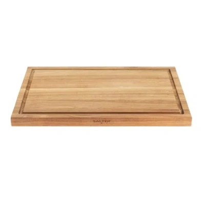 Afbeelding van Salter BW13695EU7 Toronto snijplank, houten groot grazing/charcuteriebord, FSC® gecertificeerd acaciahout, beschermt keukenwerkbladen, buitenste groeven voor kruimels/sappen, gemakkelijk