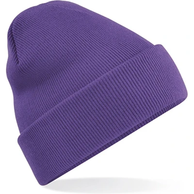 Afbeelding van Beechfield &#039;Original Cuffed Beanie&#039; Purple/Paars
