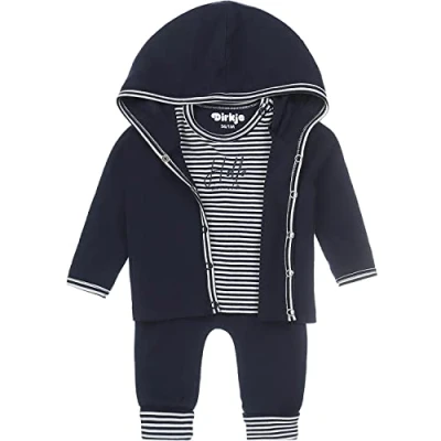 Afbeelding van Dirkje vest + longsleeve broek donkerblauw