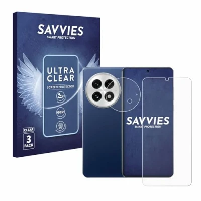 Afbeelding van Savvies Screenprotector voor OnePlus 13 (Voor+Camera) Folie Beschermfolie transparant (6 Stuks)