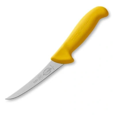 Afbeelding van F. DICK Uitbeenmes, ErgoGrip, flexibel (mes met lemmet 13 cm, X55CrMo14 staal, roestvrij, 56 HRC) 82981131 02, geel