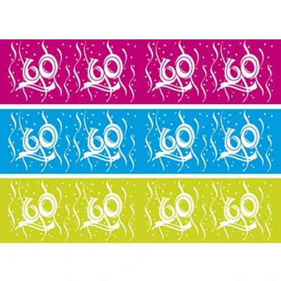 Afbeelding van Afzetlint 60 jaar blauw