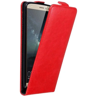 Afbeelding van Cadorabo Hoesje geschikt voor Huawei MATE S in APPEL ROOD Beschermhoes Flip Case Cover magnetische sluiting