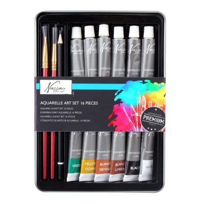 Afbeelding van Creative Craft Group Aquarelverf met accessoires, 16dlg.