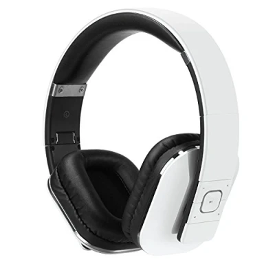 Afbeelding van August EP650 Bluetooth v4.2 NFC koptelefoon met aptX Low Latency draadloze over ear hoofdtelefoon individueel geluid wit