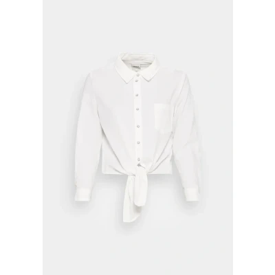 Afbeelding van ONLY Onllecey Overhemdblouse, Dames, Maat: XS, Off white