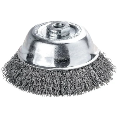 Afbeelding van Lessmann Potborstel schroefdraad d. 65 mm draaddikte 0,35 staal 12.000 omw/min 1 stuk 421167