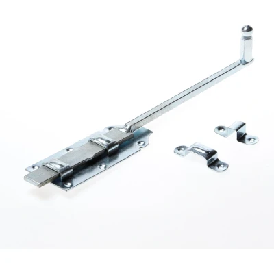 Afbeelding van GB Rolstaartschuif vlak elektrolytisch verzinkt 400 x 65mm 74486