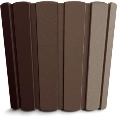 Afbeelding van Prosperplast plantenpot/bloempot kunststof houtbruin D24 x H22 cm Plantenpotten