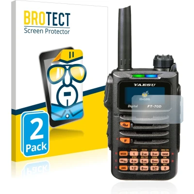 Afbeelding van BROTECT Screenprotector voor Yaesu FT 70DR Folie Beschermfolie transparant (2 Stuks)