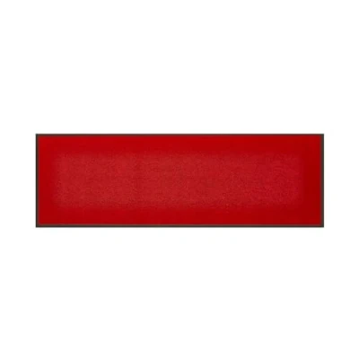 Afbeelding van andiamo deurmat Verdi vuilvangmat voor de ingang van het huis ideaal als binnen of in overdekte buitenruimte huisdeur 60 x 180 cm rood 2