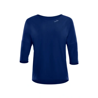 Afbeelding van Winshape Light AND SOFT Cropped Longsleeve, Dames, Maat: XS, Dark blue