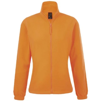 Afbeelding van SOLS Dames/dames North Full Zip Fleece Jacket (Neon Oranje) Maat S