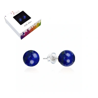 Afbeelding van Oorbellen Lapis Lazuli 6 mm