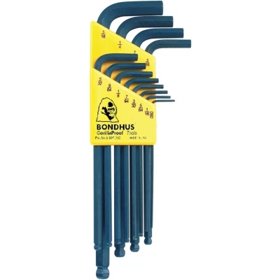 Afbeelding van Bondhus Haakse inbusset .050 5/16&quot; lang BLX12 Kogelkop