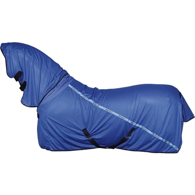 Afbeelding van Harry&#039;s Horse Vliegendeken Mesh Pro Neck blauw 135/185