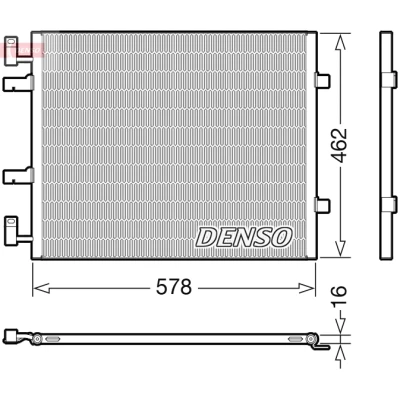 Afbeelding van Denso Airco condensor DCN20041
