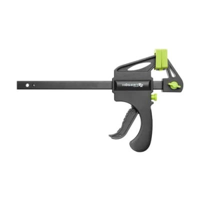 Afbeelding van Högert Technik HT3B936 Snelspanklem krachtige klem voor het professioneel spannen van werkstukken met slechts één hand / eenhandklem 150 x 63 mm/Hogert