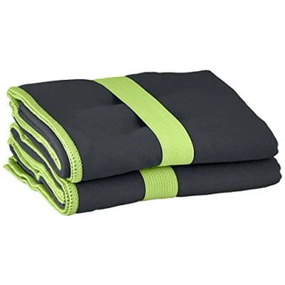 Afbeelding van Playshoes Uniseks 328104, multifunctionele handdoek, microvezel, grijs, 40 x 80 cm, 2 pack