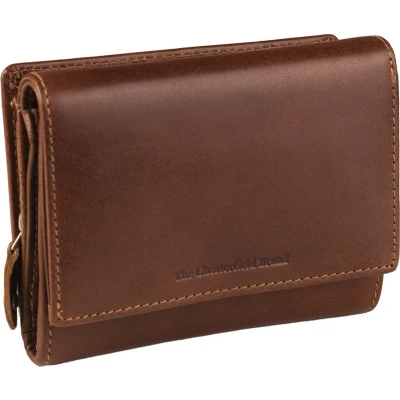 Afbeelding van The Chesterfield Avery Leren Portemonnee Cognac
