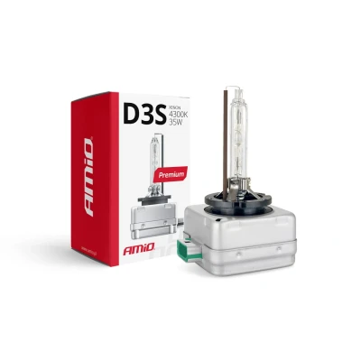 Afbeelding van AMiO Xenon Lamp Wit D3S 35W 4300K PREMIUM Heldere Light Bulb