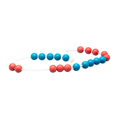 Afbeelding van WISSNER® actief leren 20&#039;s Giant Computing Chain Red/Blue RE Wood®