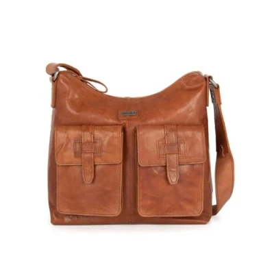 Afbeelding van Spikes &amp; Sparrow Schoudertas echt leder