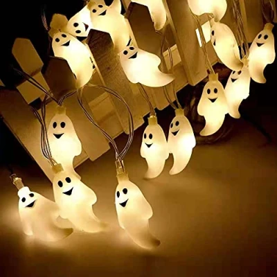 Afbeelding van Ding Yongliang Halloween decoratie, led lichtsnoer, 3 m20 leds, lichtketting, decoratieve verlichting, werkt op batterijen, voor Halloween, Kerstmis en feest