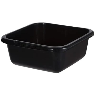 Afbeelding van Curver Afwasbak Vierkant 35cm Antraciet 10 liter