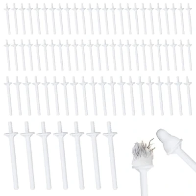 Afbeelding van 100 stuks neuswax sticks, wegwerp neus ontharing sticks mannen waxen applicators kit voor neusgat reiniging