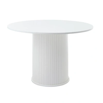 Afbeelding van Nordic Home Tamika wandkast 118 cm donkerbruin Hout